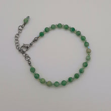 Carica l'immagine nel visualizzatore di Gallery, Braccialetti in Pietra Naturale Sottili e Minimalisti con cristalli austriaci| modello "Alexandria" - EclipseArtGallery Gioielli