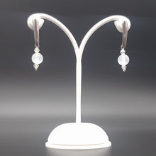 Carica l'immagine nel visualizzatore di Gallery, Orecchini con Pietre Naturali Agata Bianca