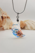 Carica l'immagine nel visualizzatore di Gallery, Collana Luna di argento con ciondolo di cristallo