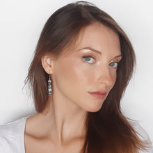 Carica l'immagine nel visualizzatore di Gallery, Parure di Orecchini e Collana a girocollo con ciondolo di perline "Lumi Gioia a colori"